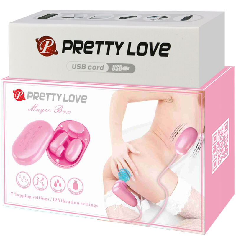 PRETTY LOVE - MAGIC BOX VIBRATING BULLET & PINK STIMULATOR PRETTY LOVE SMART