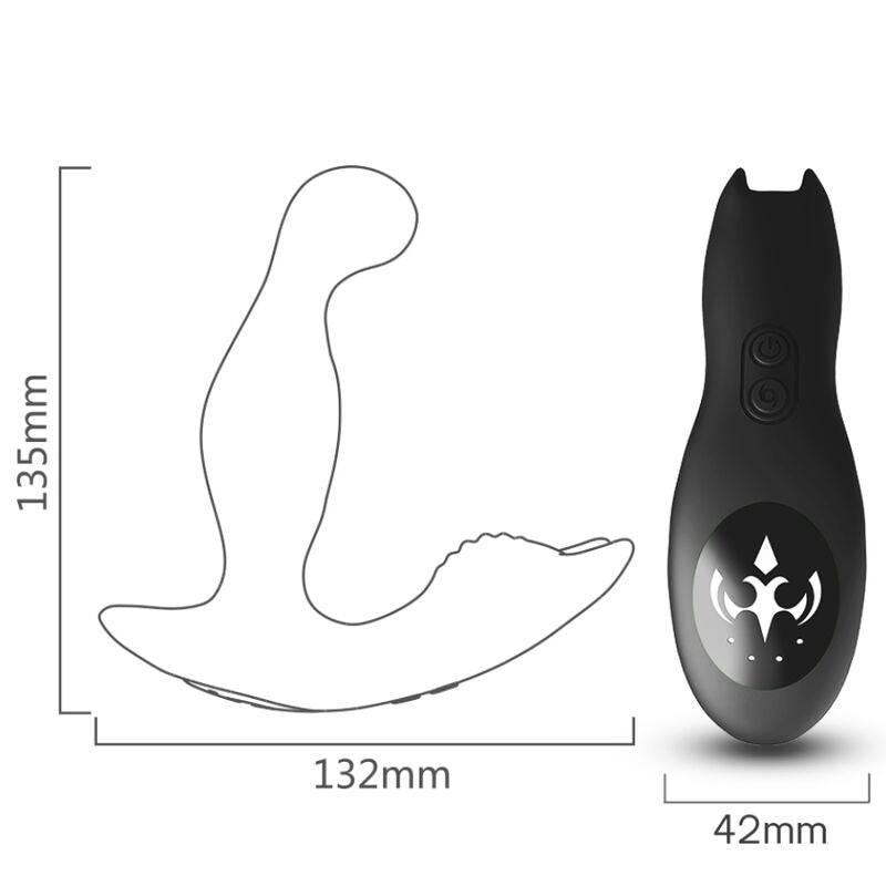 ARMONY - BAT KING VIBRATOR ANAL PROSTATE ROTATOR REMOTE CONTROL BLACK ARMONY ANAL