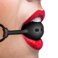 FETISH SOTTOMISSIONE BONDAGE - BAVAGLIO A SFERA IN SILICONE TRASPIRANTE