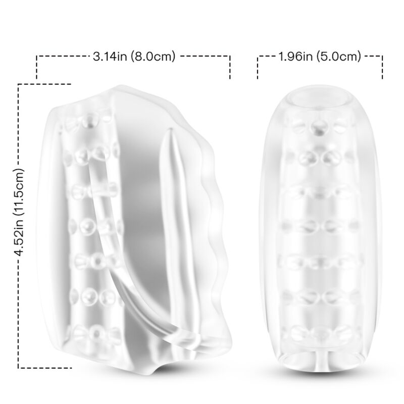 ARMONY - MASTER MASTURBATOR & VIBRATOR TRANSPARENTE ARMONY FOR HIM