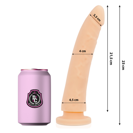 DELTA CLUB - DILDO NATURALE GIOCATTOLI SILICONE MEDICALE 23 CM -O- 4.5 CM