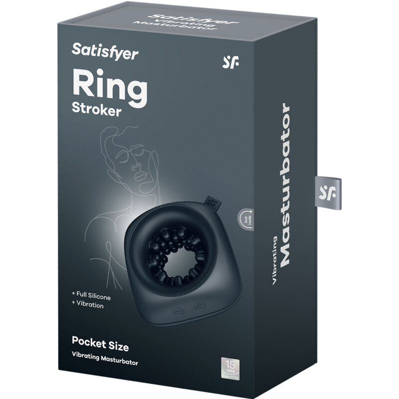 SATISFYER - RING STROKER MASTURBATOR & VIBRATOR SATISFYER RING