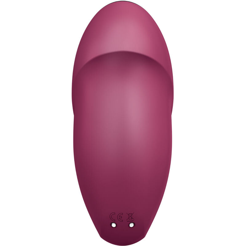 SATISFYER - TAP & CLIMAX 1 LAY-ON VIBRATOR RED SATISFYER LAYONS