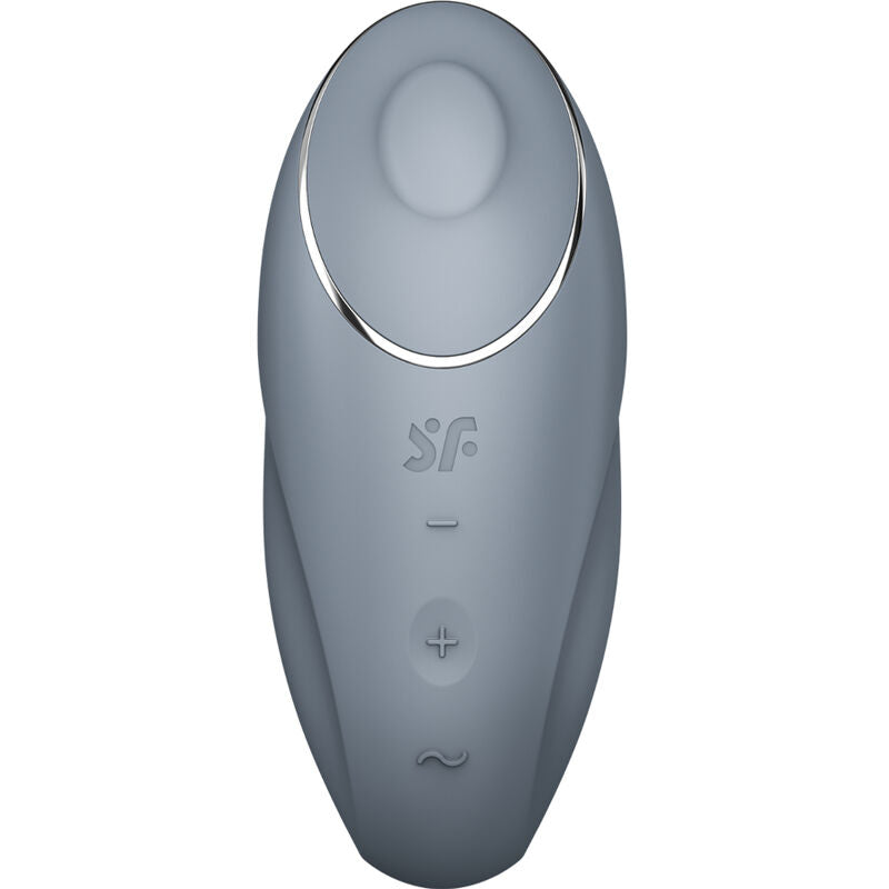 SATISFYER - TAP & CLIMAX 1 LAY-ON VIBRATOR GREY SATISFYER LAYONS