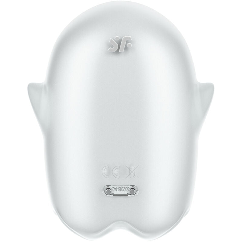 SATISFYER - GLOWING GHOST AIR PULSE & VIBRATOR WHITE SATISFYER AIR PULSE