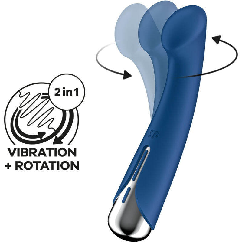 SATISFYER - SPINNING G-SPORT 1 ROTATOR VIBRATOR BLUE SATISFYER VIBRATOR