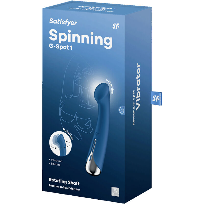 SATISFYER - SPINNING G-SPORT 1 ROTATOR VIBRATOR BLUE SATISFYER VIBRATOR