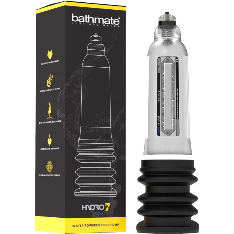 BATHMATE - HYDRO 7 HERCULES TRANSPARENT BATHMATE