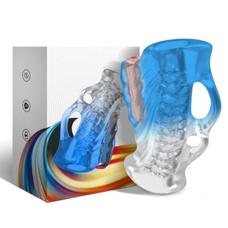 ARMONY - MASTURBATOR FINGER & VIBRATOR BLUE GRADIENT ARMONY FOR HIM