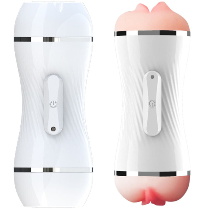 ARMONY - DOUBLE VAGINA & MOUTH VIBRATOR MASTURBATOR WHITE ARMONY FOR HIM