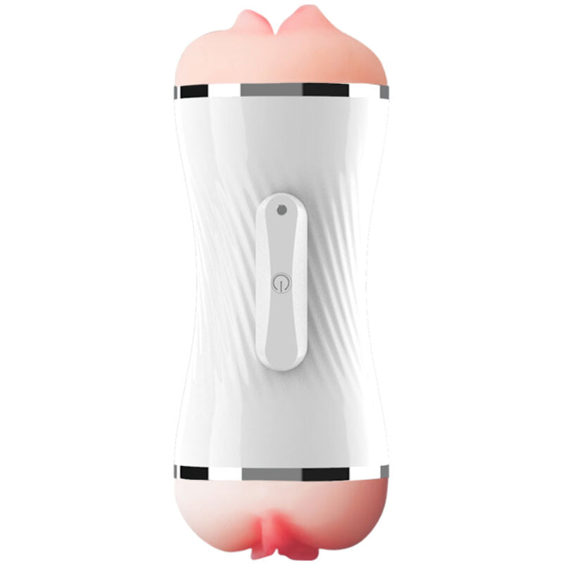 ARMONY - DOUBLE VAGINA & MOUTH VIBRATOR MASTURBATOR WHITE ARMONY FOR HIM