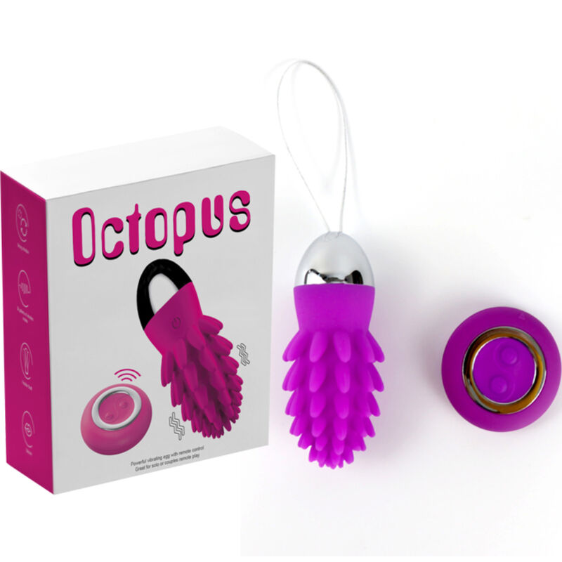 ARMONY - OCTOPUS CACTUS VIBRATING EGG VIOLET REMOTE CONTROL ARMONY STIMULATORS