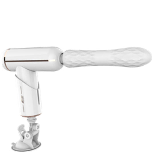 ARMONY - MÁQUINA DE JODER VIBRADOR AJUSTABLE Y AUTOMÁTICO BLANCO