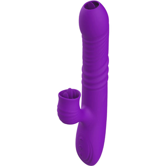 ARMONY - VIBRADOR RABBIT CON EFECTO DE CALOR VIOLETA Y LENGUA ESTIMULANTE PARA EL PUNTO G