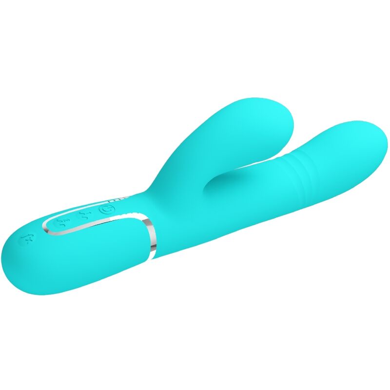 PRETTY LOVE - MULTIFUNCTION G-SPOT VIBRATOR AQUA GREEN PRETTY LOVE PARTY UP