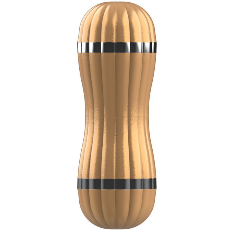 ARMONY - BEVIS DOUBLE MASTURBATOR VAGINA & MOUTH WITHOUT VIBRATION GOLD ARMONY FOR HIM