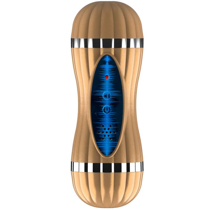 ARMONY - BEVIS DOUBLE MASTURBATOR VAGINA & MOUTH WITHOUT VIBRATION GOLD ARMONY FOR HIM