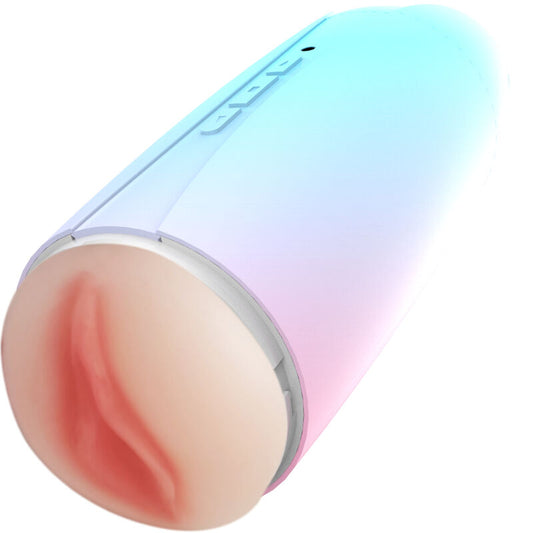 ARMONY - VIBRADOR MASTURBADOR DOBLE DE VAGINA Y BOCA RAINBOW