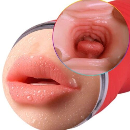 ARMONY - DOBLE MASTURBADOR DE VAGINA Y BOCA ROJA
