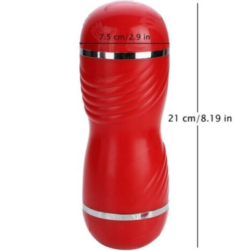 ARMONY - DOUBLE VAGINA & MOUTH RED MASTURBATOR ARMONY FOR HIM