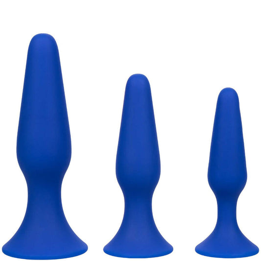 CALEXOTICS - ADMIRAL KIT 3 PLUG ANALE BLU