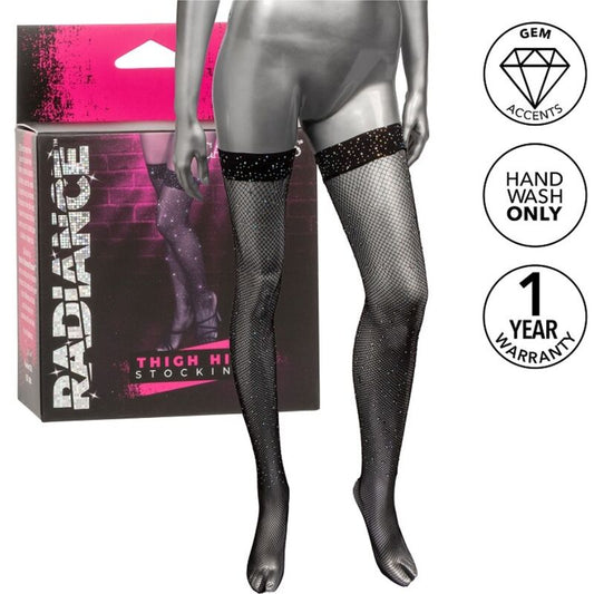 CALEXOTICS - CALZE AUTOREGGENTI RADIANCE CON STRASS RHINE