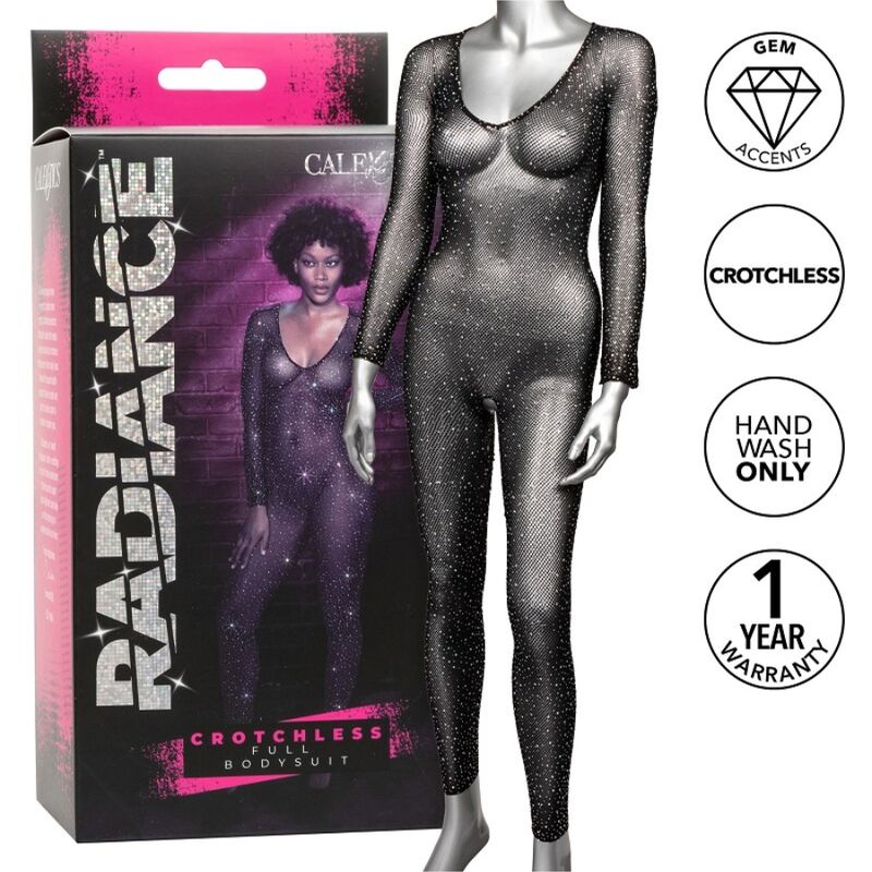 CALEXOTICS - RADIANCE CROTCHLESS FULL BODYSUIT RHINE CALEXOTICS