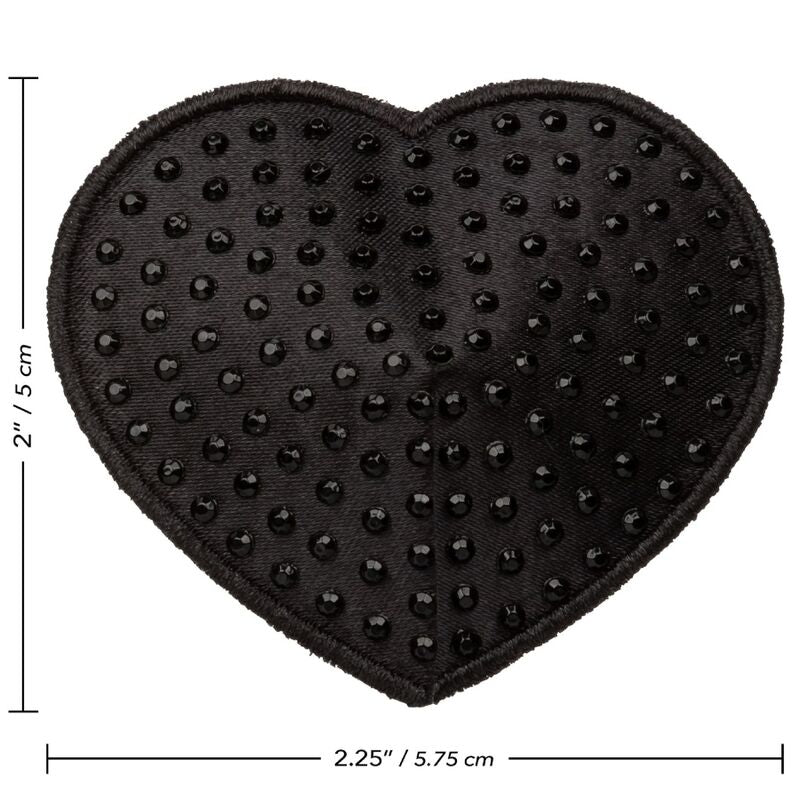 CALEXOTICS - RADIANCE HEART-SHAPED JEWEL NIPPLE SHIELDS CALEXOTICS