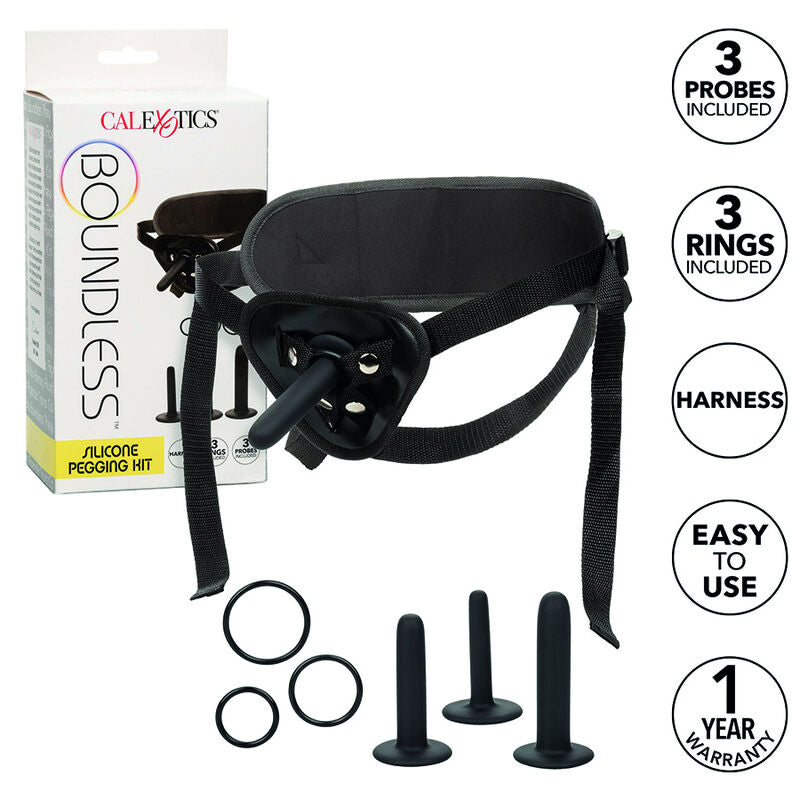CALEXOTICS - BOUNDLESS SILICONE PEGGING KIT CALEXOTICS