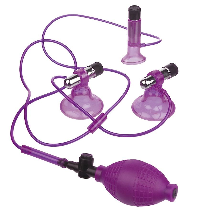FETISH FANTASY SERIES - TRIPLE SUCTION VIBRATOR FETISH FANTASY SERIES