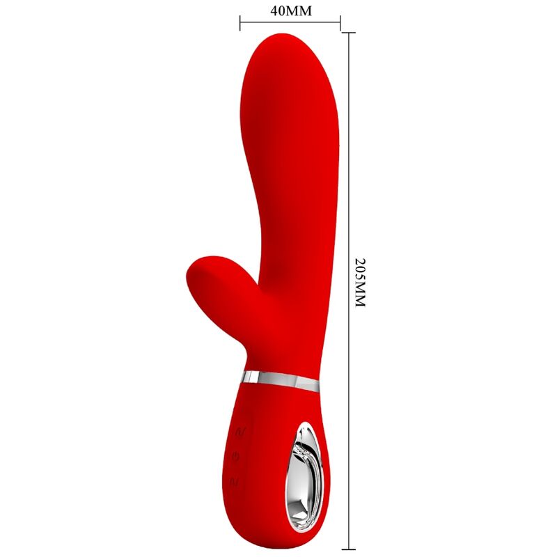 PRETTY LOVE - THOMAS MULTIFUNCTION G-SPOT VIBRATOR RED PRETTY LOVE FLIRTATION