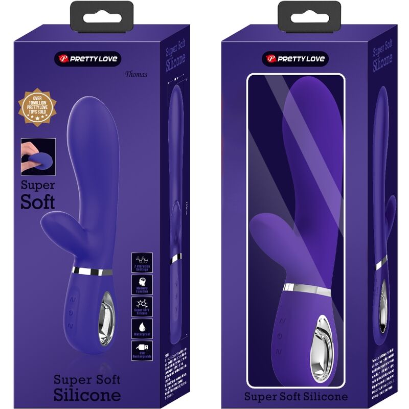 PRETTY LOVE - THOMAS MULTIFUNCTION G-SPOT VIBRATOR PURPLE PRETTY LOVE FLIRTATION