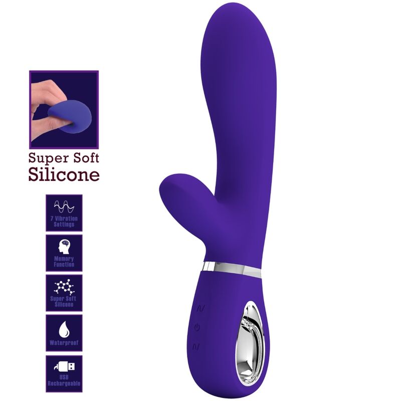 PRETTY LOVE - THOMAS MULTIFUNCTION G-SPOT VIBRATOR PURPLE PRETTY LOVE FLIRTATION