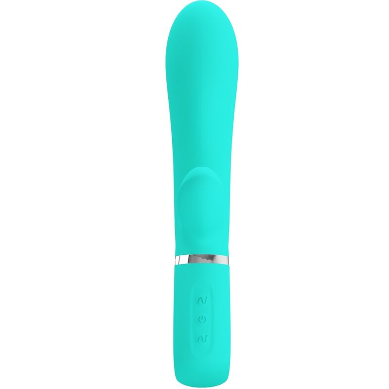PRETTY LOVE - THOMAS MULTIFUNCTION G-SPOT VIBRATOR AQUA GREEN PRETTY LOVE FLIRTATION