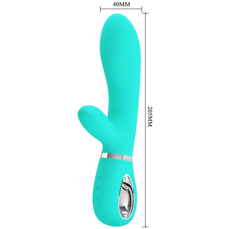 PRETTY LOVE - THOMAS MULTIFUNCTION G-SPOT VIBRATOR AQUA GREEN PRETTY LOVE FLIRTATION
