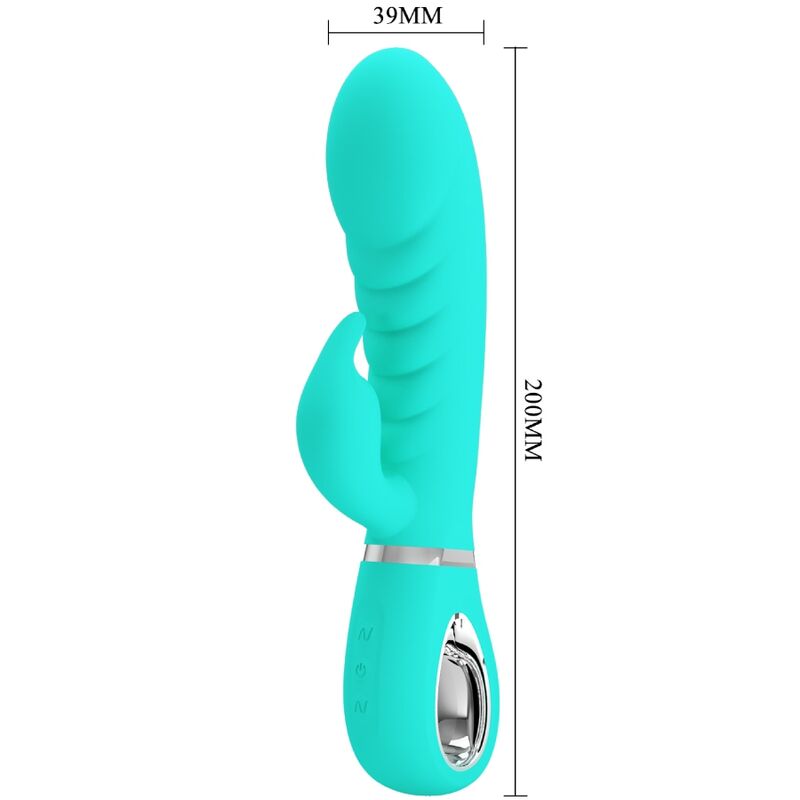 PRETTY LOVE - PRESCOTT MULTIFUNCTION G-SPOT VIBRATOR AQUA GREEN PRETTY LOVE PARTY UP