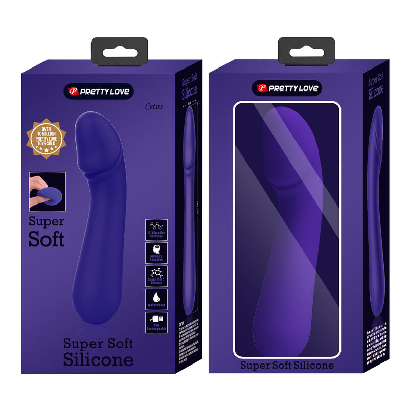 PRETTY LOVE - CETUS RECHARGEABLE VIBRATOR PURPLE PRETTY LOVE SMART