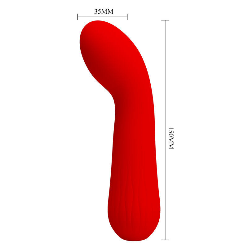 PRETTY LOVE - FAUN RECHARGEABLE VIBRATOR RED PRETTY LOVE SMART