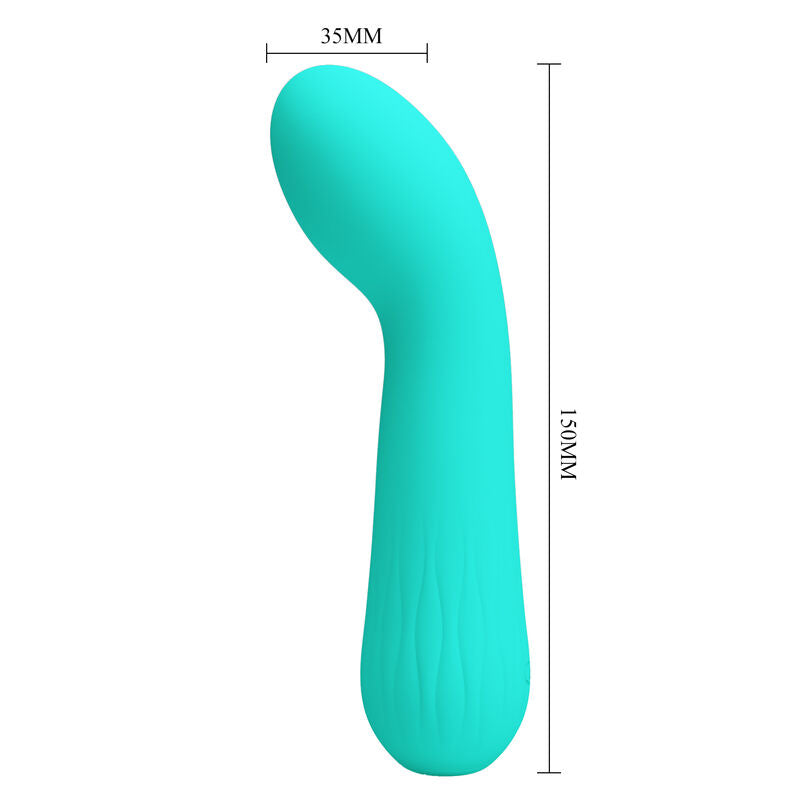 PRETTY LOVE - FAUN RECHARGEABLE VIBRATOR AQUA GREEN PRETTY LOVE SMART