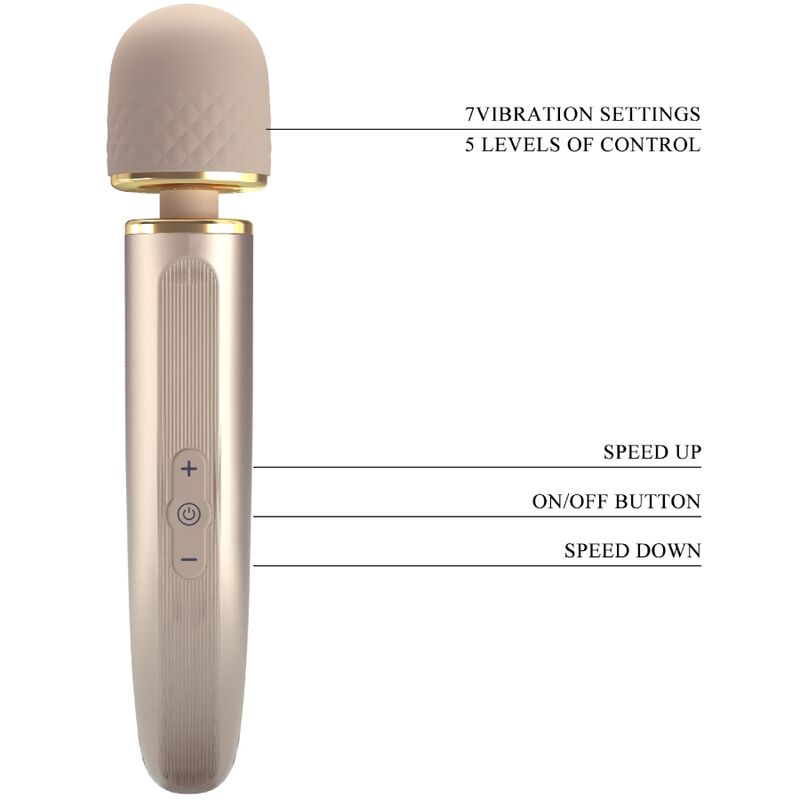 PRETTY LOVE - MASSAGER 7 VIBRATION MODES CHAMPAGNE PRETTY LOVE SMART