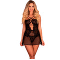 LIVCO CORSETTI FASHION - CONJUNTO BARIRIN LC 90633 CAMISETA + BRAGUITAS NEGRO L/XL