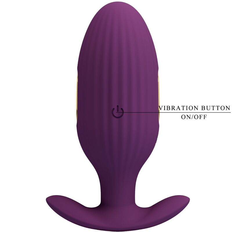 PRETTY LOVE - JEFFERSON APP CONTROLLED ANAL PLUG PURPLE PRETTY LOVE BOTTOM