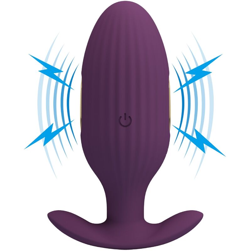 PRETTY LOVE - JEFFERSON APP CONTROLLED ANAL PLUG PURPLE PRETTY LOVE BOTTOM
