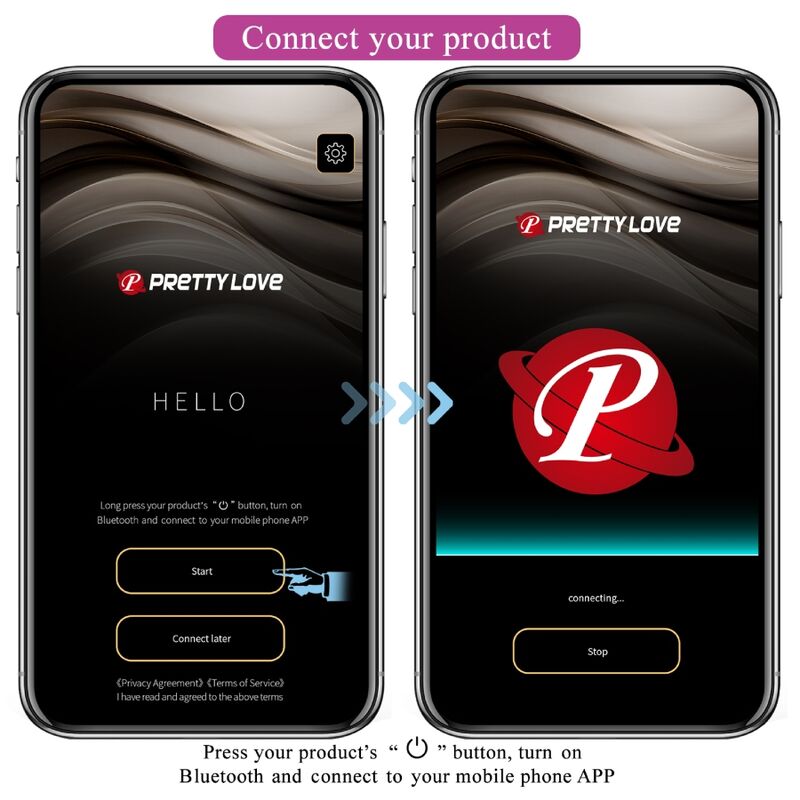 PRETTY LOVE - JEFFERSON APP CONTROLLED ANAL PLUG PURPLE PRETTY LOVE BOTTOM