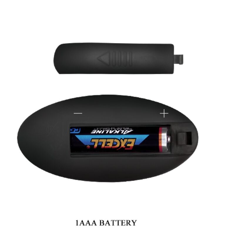 MR PLAY - POWERFUL VIBRATOR REMOTE CONTROL ANAL PLUG BLACK MR PLAY