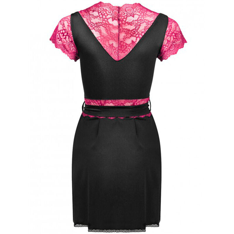 LIVCO CORSETTI FASHION - KUMIKO LC 90428 DRESSING GOWN + PANTY BLACK S/M LIVCO CORSETTI SETS