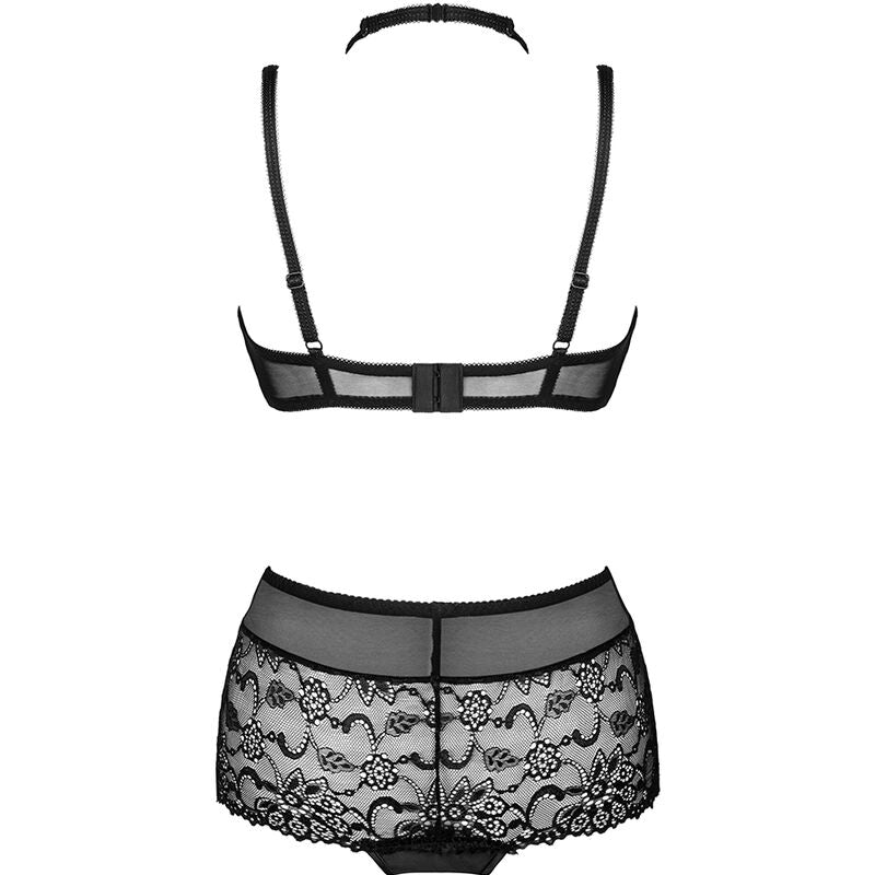 LIVCO CORSETTI FASHION - LINERA FOR THE SENSES COLLECTION BRA + PANTY BLACK L/XL LIVCO CORSETTI SETS
