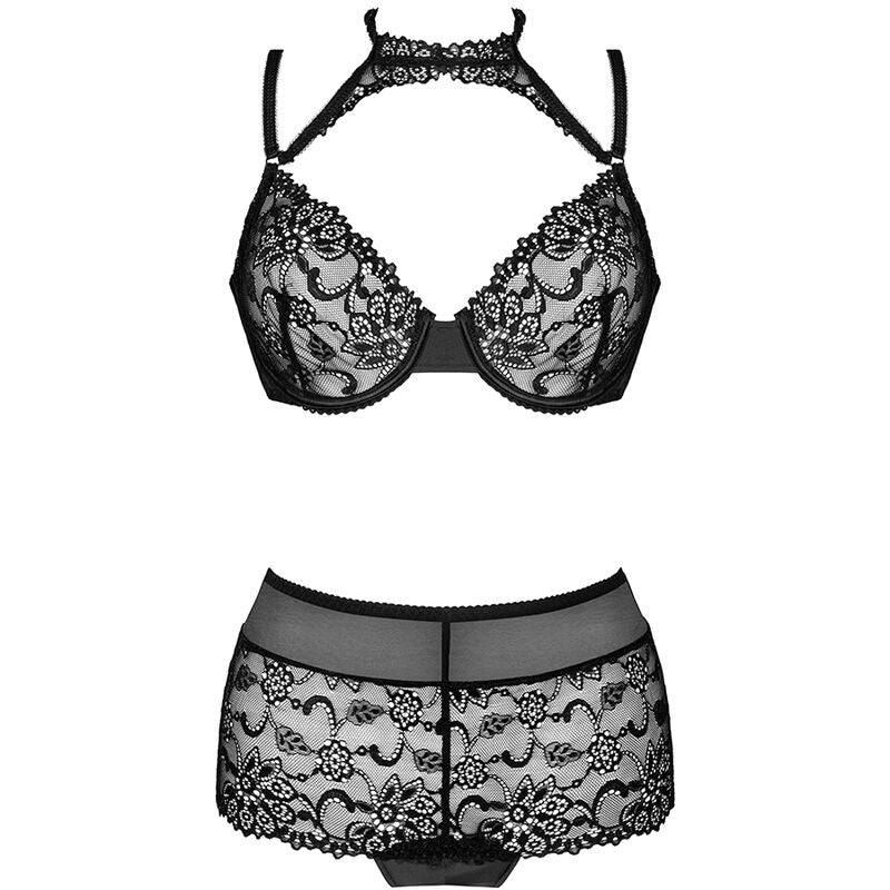 LIVCO CORSETTI FASHION - LINERA FOR THE SENSES COLLECTION BRA + PANTY BLACK L/XL LIVCO CORSETTI SETS
