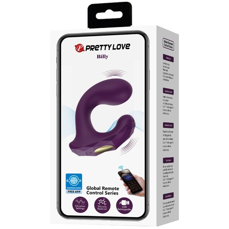 PRETTY LOVE - BILLY VIBRATION REMOTE CONTROL PURPLE FREE APP PRETTY LOVE