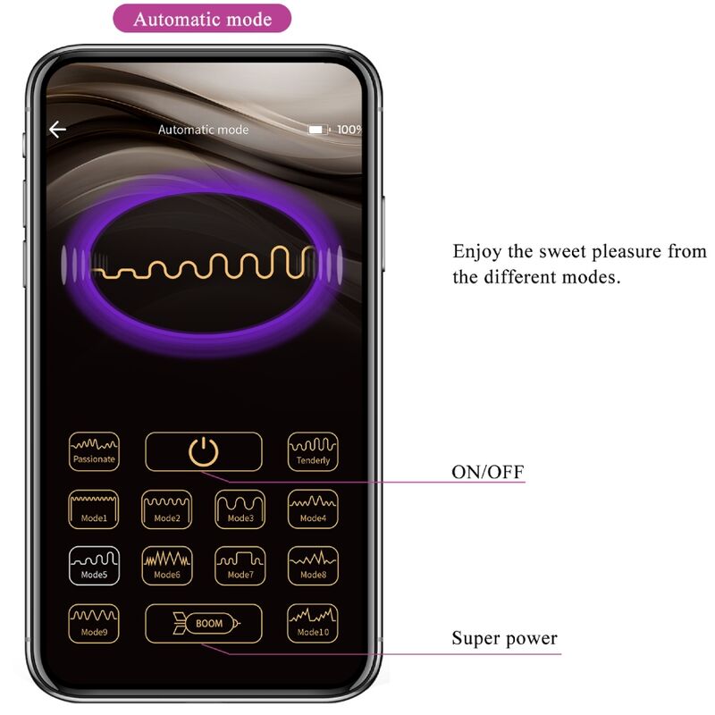 PRETTY LOVE - BILLY VIBRATION REMOTE CONTROL PURPLE FREE APP PRETTY LOVE